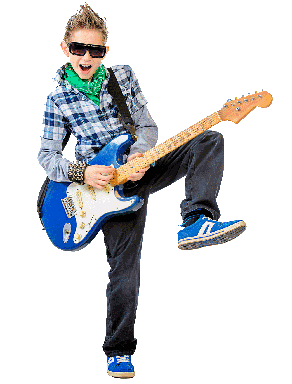 Young Man Playing Guitar