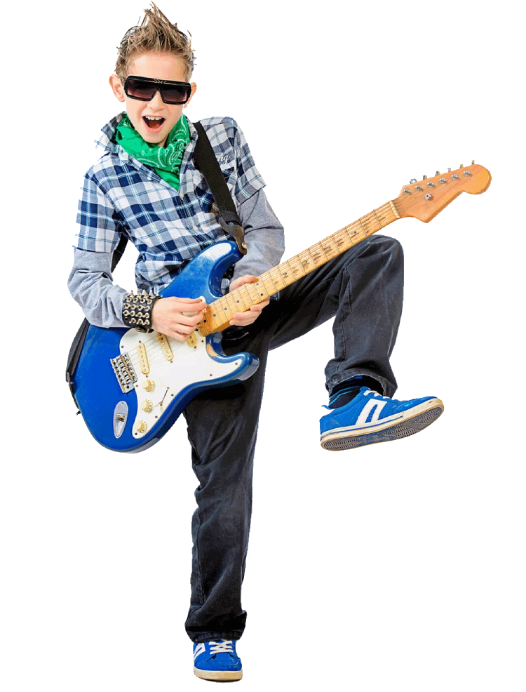 Young Man Playing Guitar